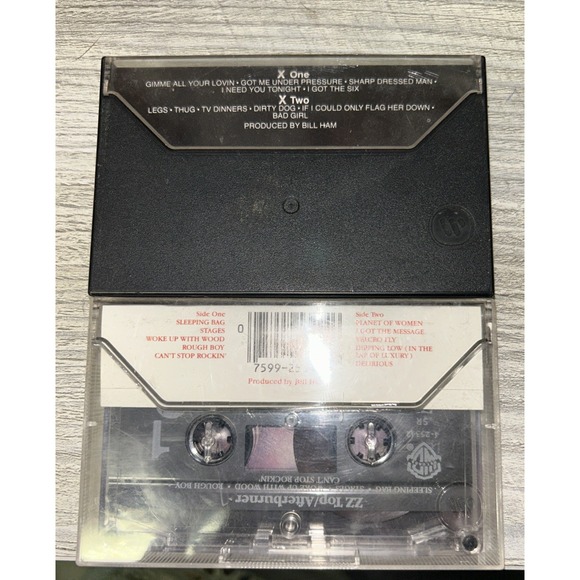 Vintage ZZ Top (1983, 1985 rock cassette tape lot x2) Eliminator, Afterburner E2 - Picture 2 of 4